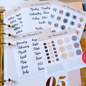 Calendar Planning Stickers